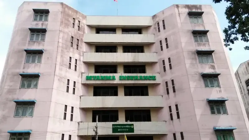 The Myanma Insurance head office building in Yangon